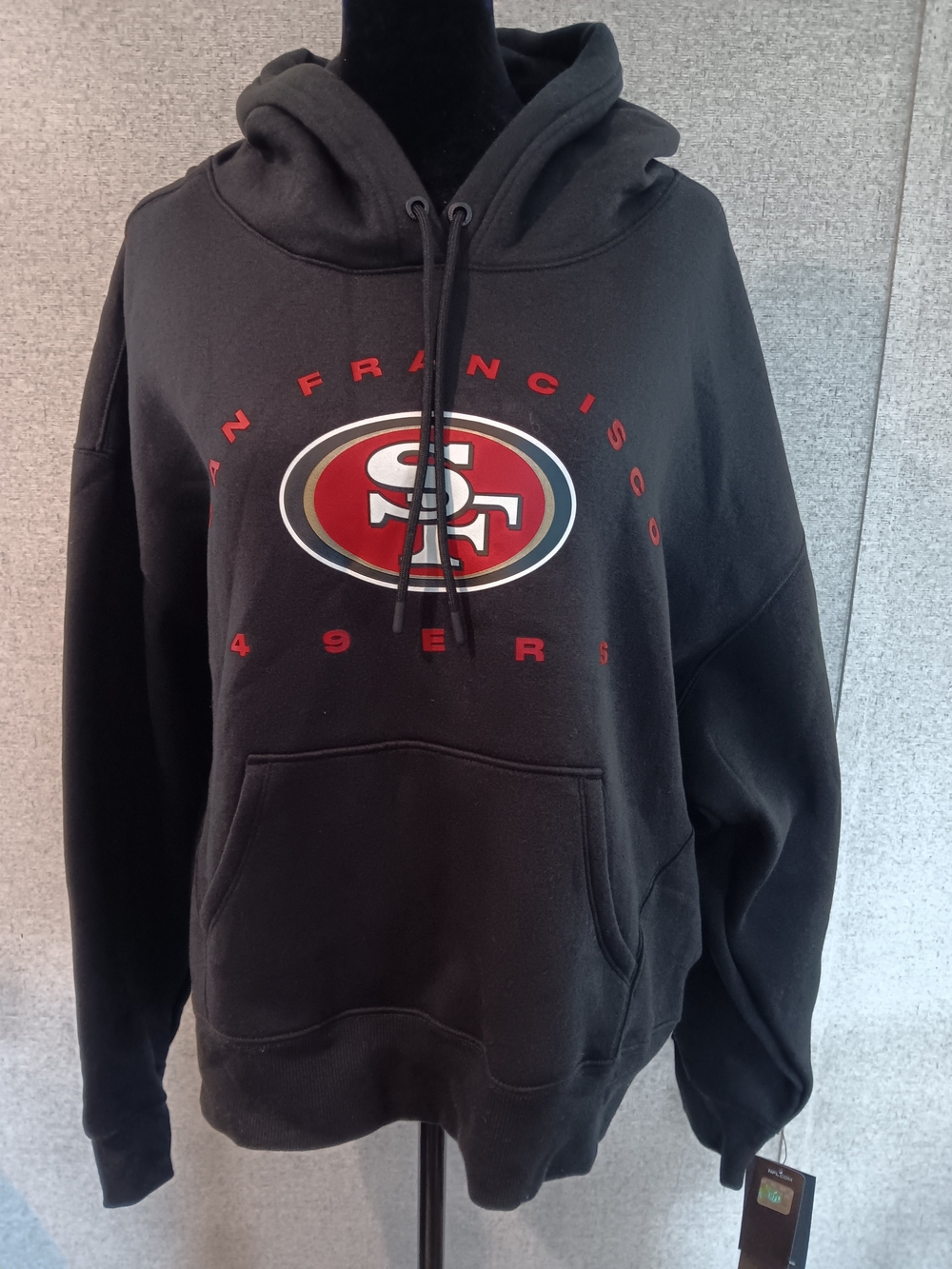 Fanatics San Francisco 49ers Black Pullover Hoodie with Team Logo Size XL